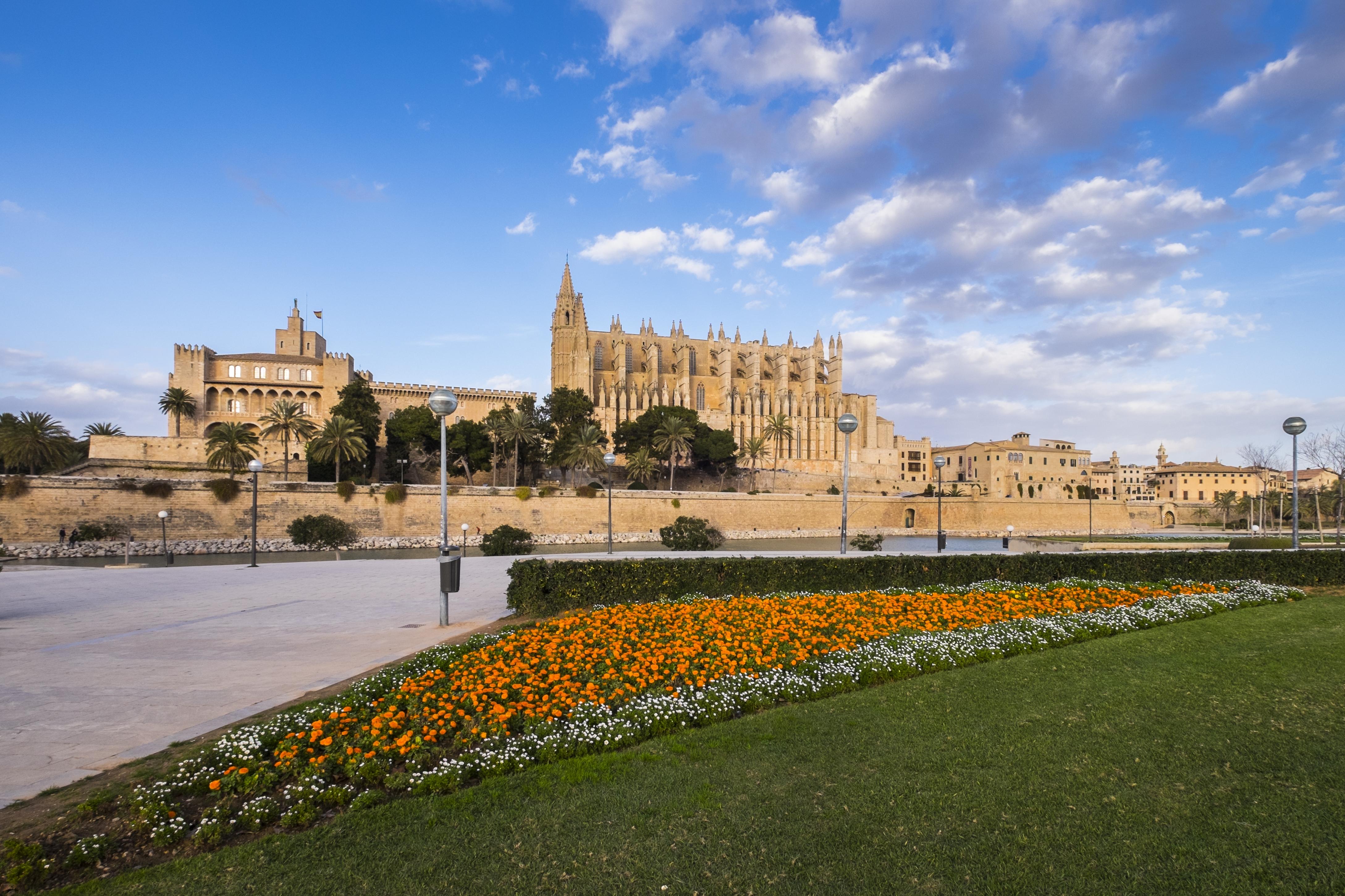 Picture of Palma in Majorca in the sun.