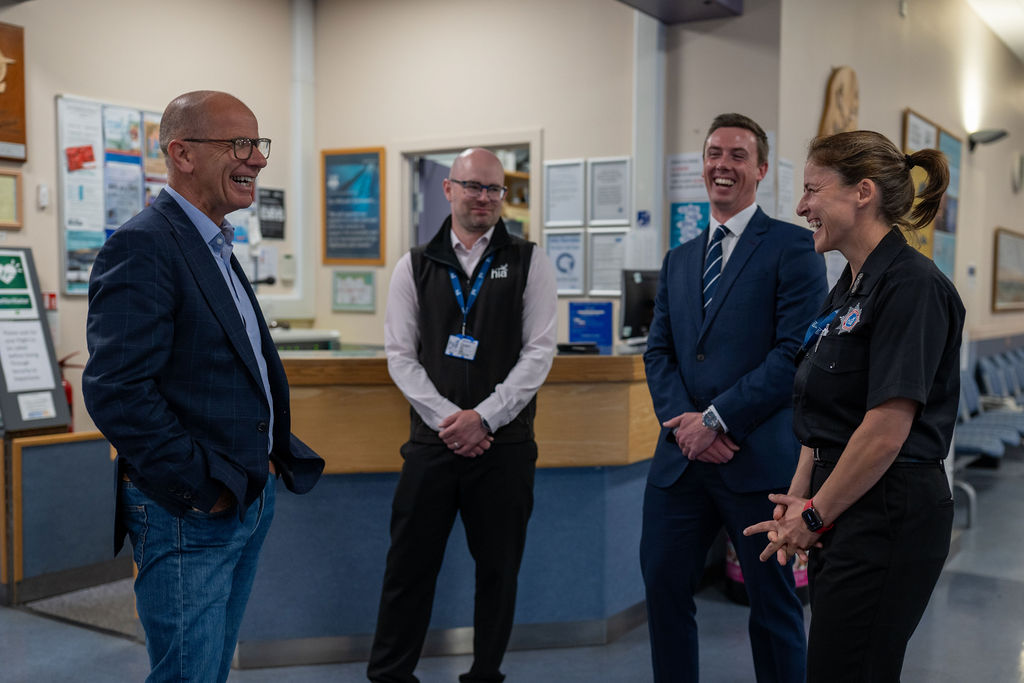 Jim Fairlie, MSP visit to Kirkwall Airport - Aug 2025